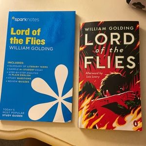 Lord of the Flies Brand New book with spark notes summary
